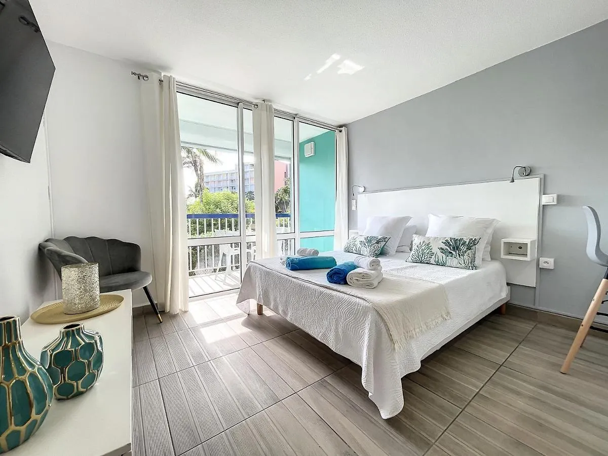 Daire Blue Paradise Studio Avec Acces Privatif Plage Le Gosier